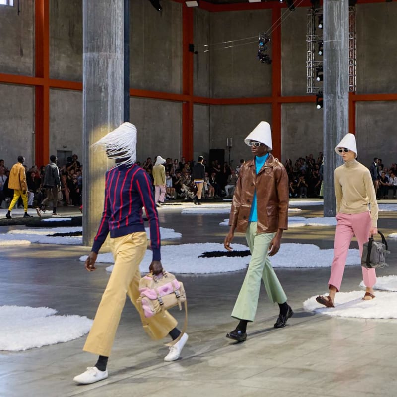 Prada Men's SS26 Perfects Nostalgic Futurism 