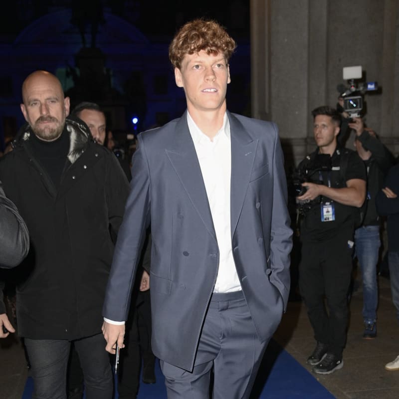 Jannik Sinner Wears Custom Gucci to ATP Finals in Turin