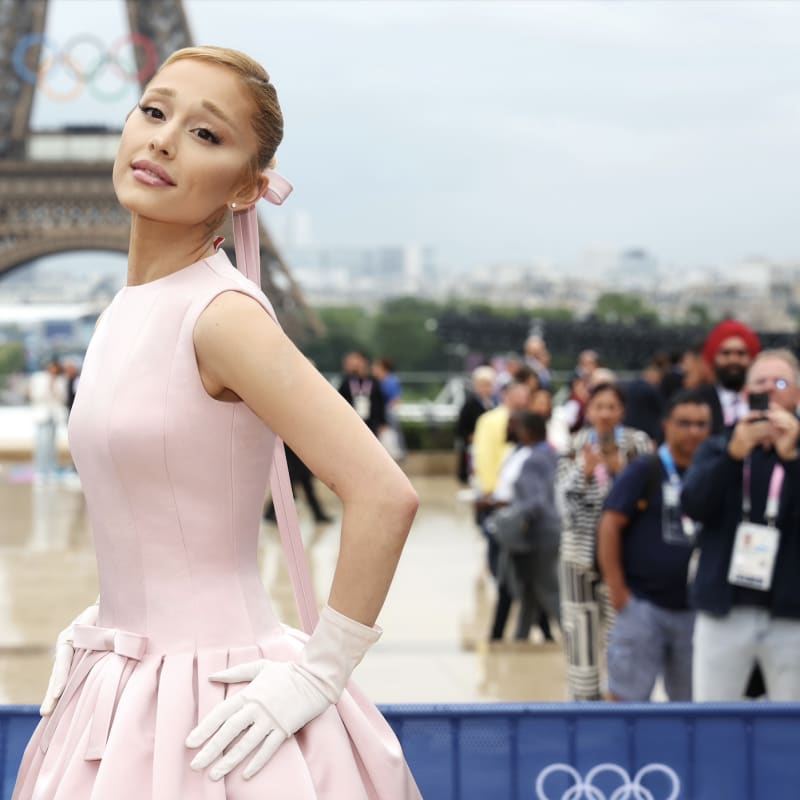 Ariana Grande Stuns At The 2024 Paris Olympics In Thom Browne