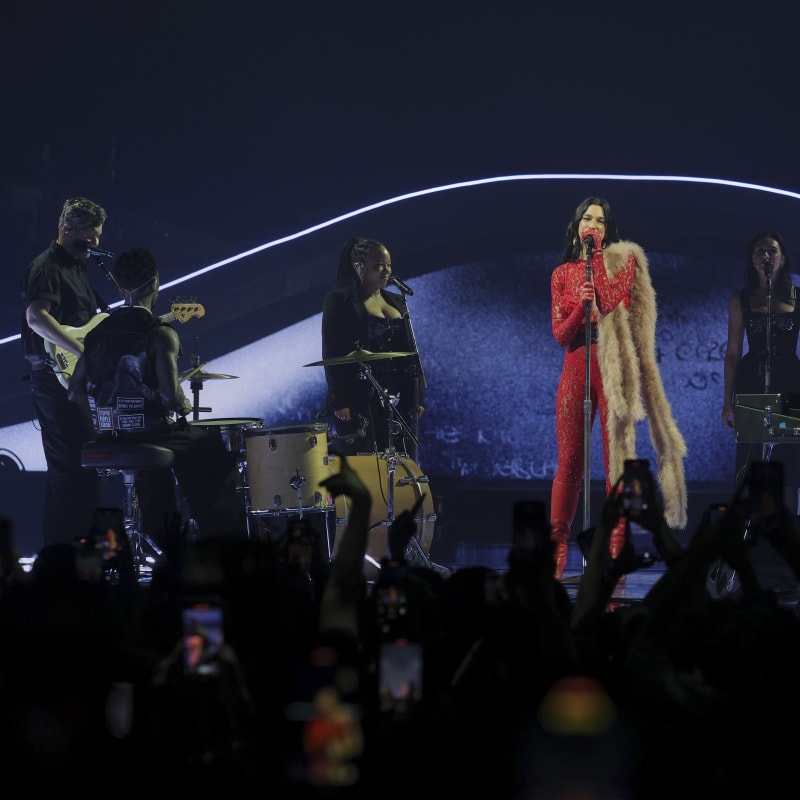 Dua Lipa's 'Radical Optimism' Valentino Look Takes the Spotlight in Madrid