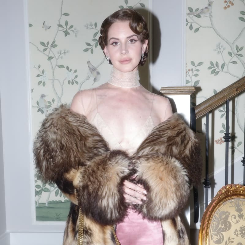 Lana Del Rey Wears Custom Valentino in New York
