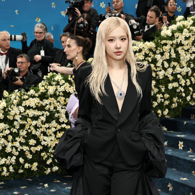 ROSÉ Brings Modern Saint Laurent to the 2025 Met Gala