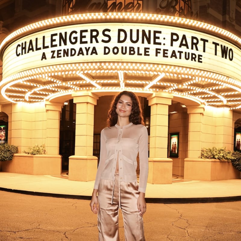 Zendaya wears Tom Ford at the Warner Bros. Studios Double Screening of ‘Challengers’ and ‘Dune: Part Two’