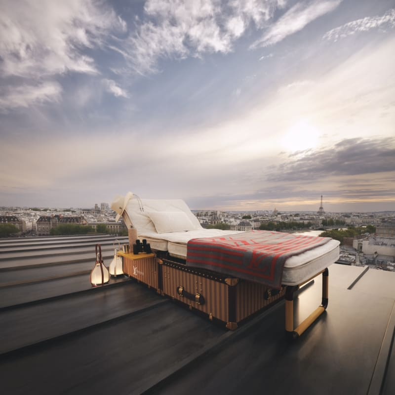 Louis Vuitton ‘Bed Trunk’ Luxurious Archival Piece As Reimagined by Pharrell Williams and Nicolas Ghesquière