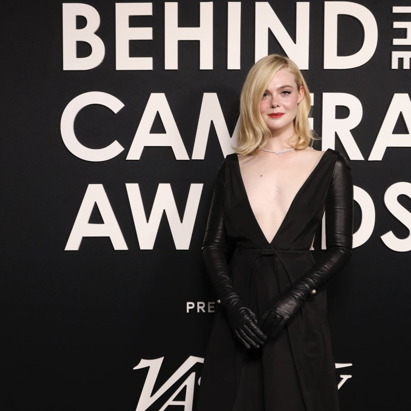 Elle Fanning Brings Timeless Elegance to the Hamilton Behind the Camera Awards in Dior