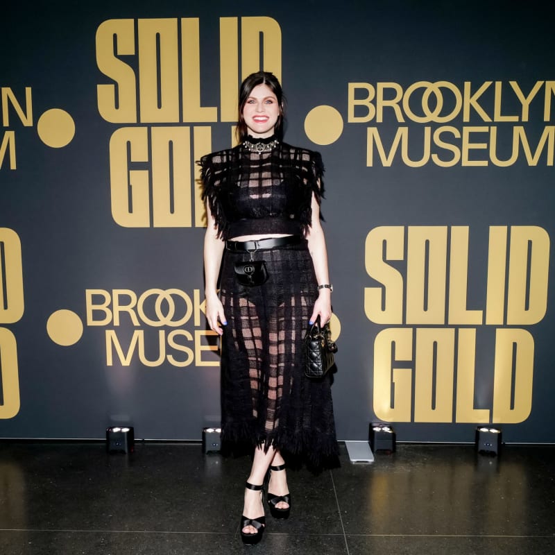 Alexandra Daddario, Kiki Layne, Reina Hardesty, and Josh Andres Rivera Dazzle in Dior at Brooklyn Museum’s ‘Solid Gold’