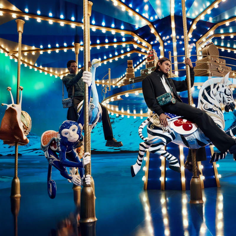 Louis Vuitton Transforms the Holiday Season into a Carousel of Dreams