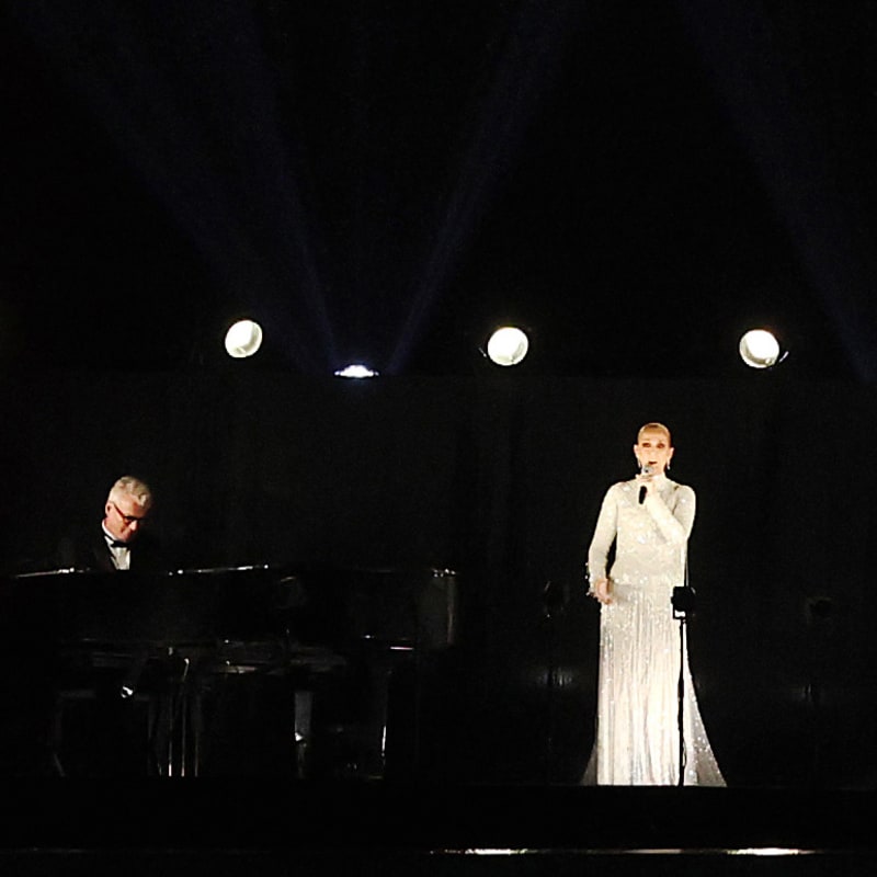 Celine Dion Makes A Triumphant Return in Dior Dream at Paris 2024