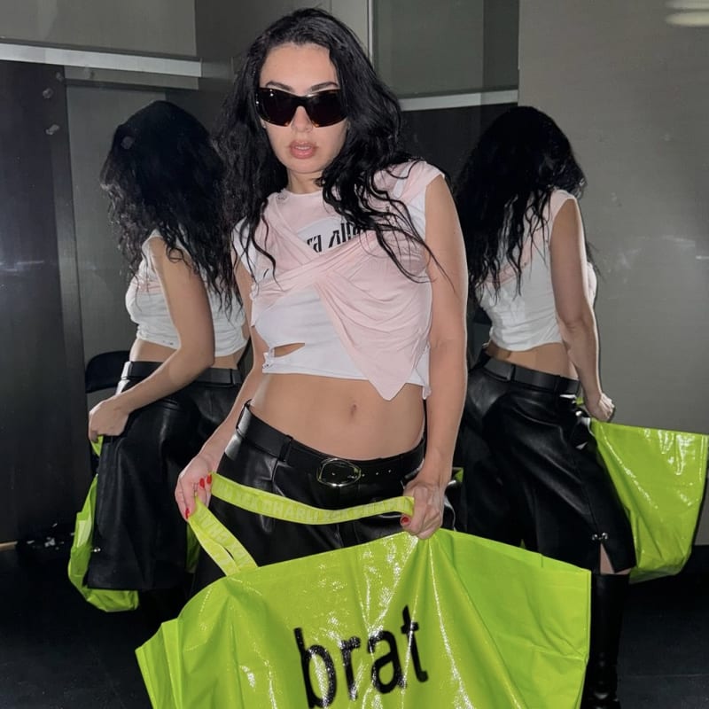 Charli XCX Channels Y2K Chic in Jawara Alleyne’s Edgy Design
