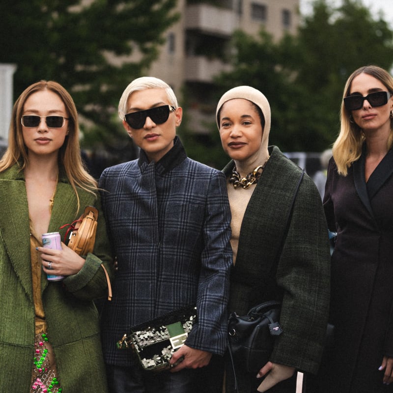 Star-Studded Street Style: Pelayo Díaz, Shanina Shaik, and Bryan Boy Dazzle at FENDI’s Spring-Summer 2025 Show
