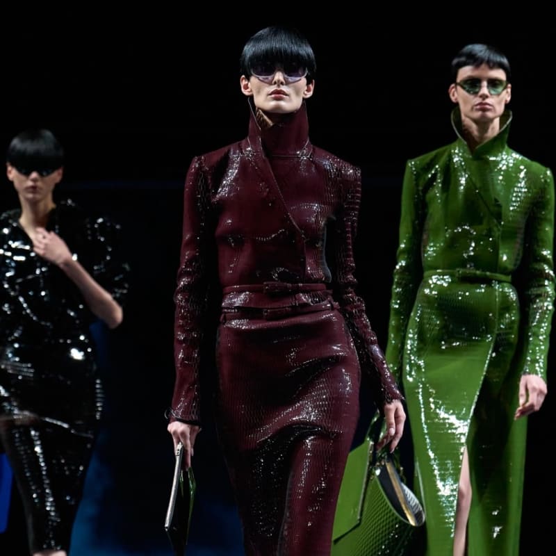Tom Ford Spring/Summer 2026: Desire in Leather, Lace, and Lacquer
