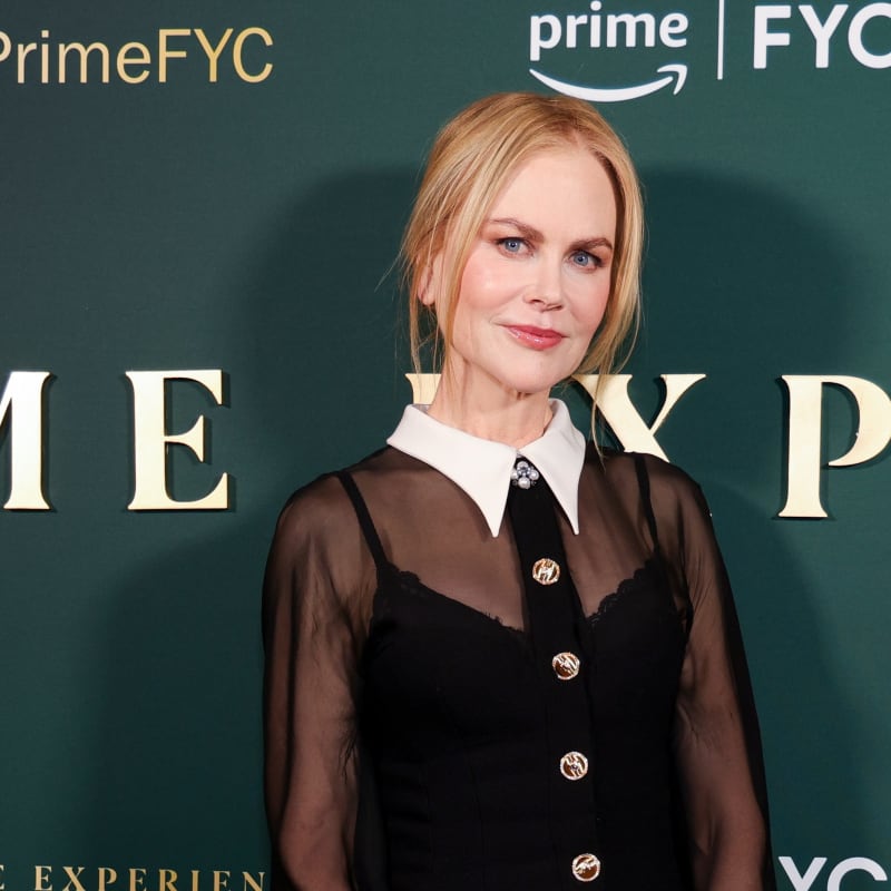 Nicole Kidman’s Classically Chic Versace Look Steals the Show at ‘Expats’ FYC Panel