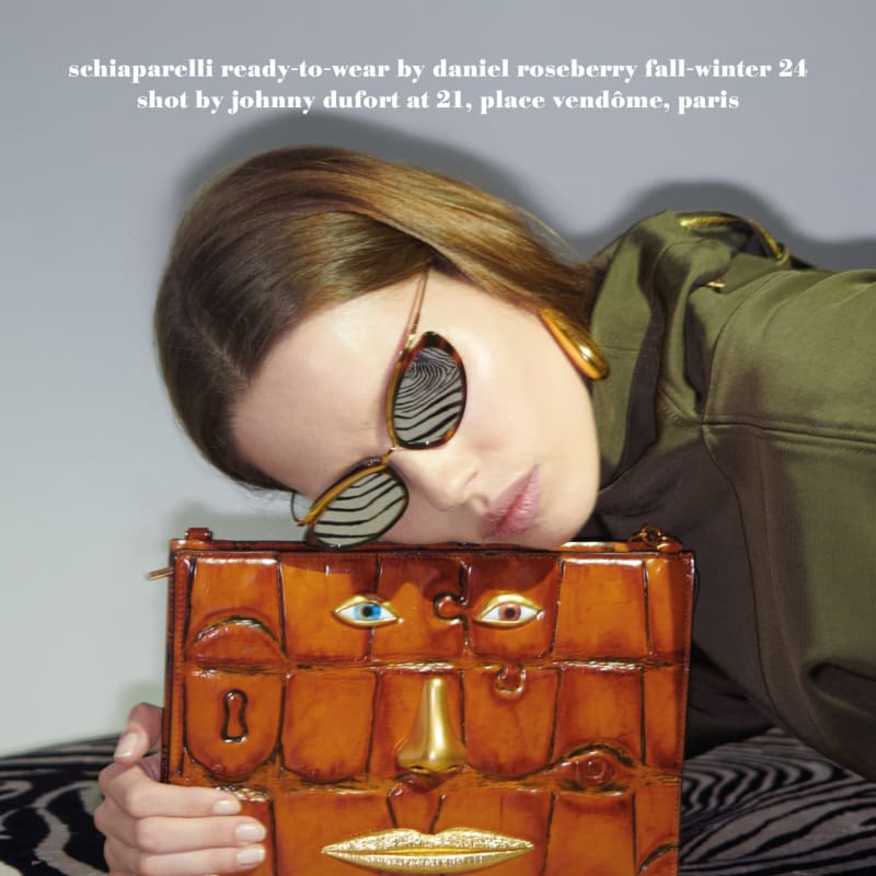 Schiaparelli’s Surrealist Parisian Noir Dream with Johnny Dufort