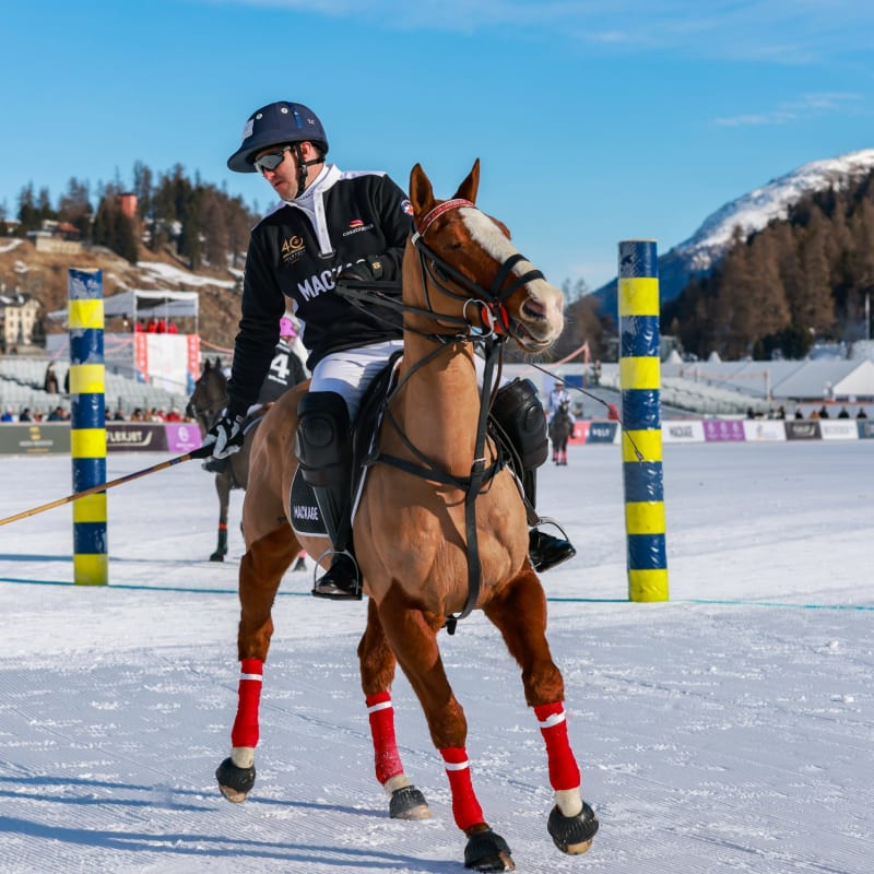 Mackage Celebrates The Snow Polo 40th Anniversary At St. Moritz