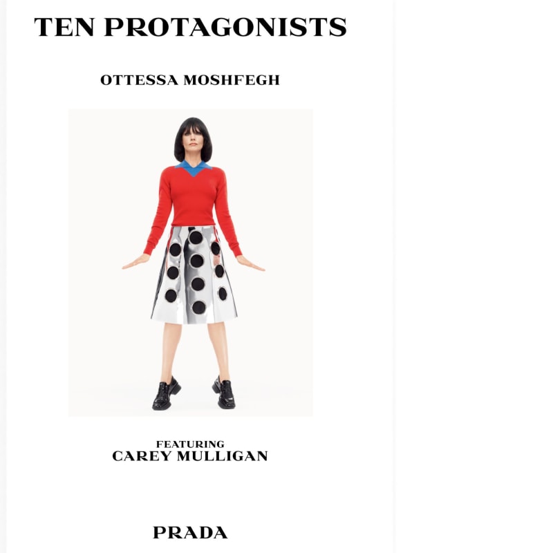 Carey Mulligan Stars In Prada SS25 Campaign, Reimagined By Author Ottessa Moshfegh