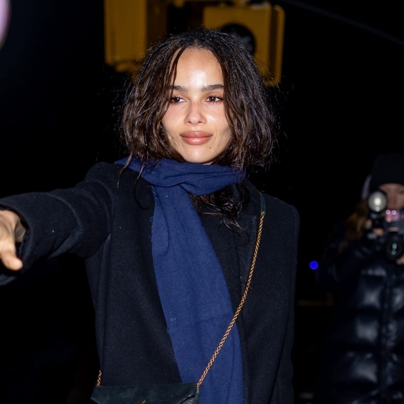 Zoë Kravitz Brings Director’s Edge to New York in Saint Laurent