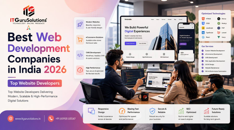 Best Web Development Companies in India 2026 | Top Website Developers