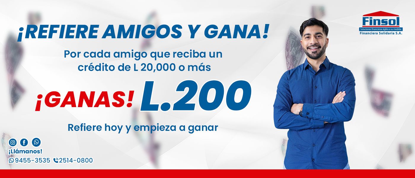 ¡Refiere Amigos y Gana!