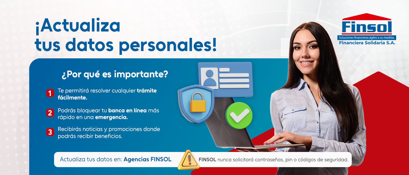 Actualiza tus datos personales