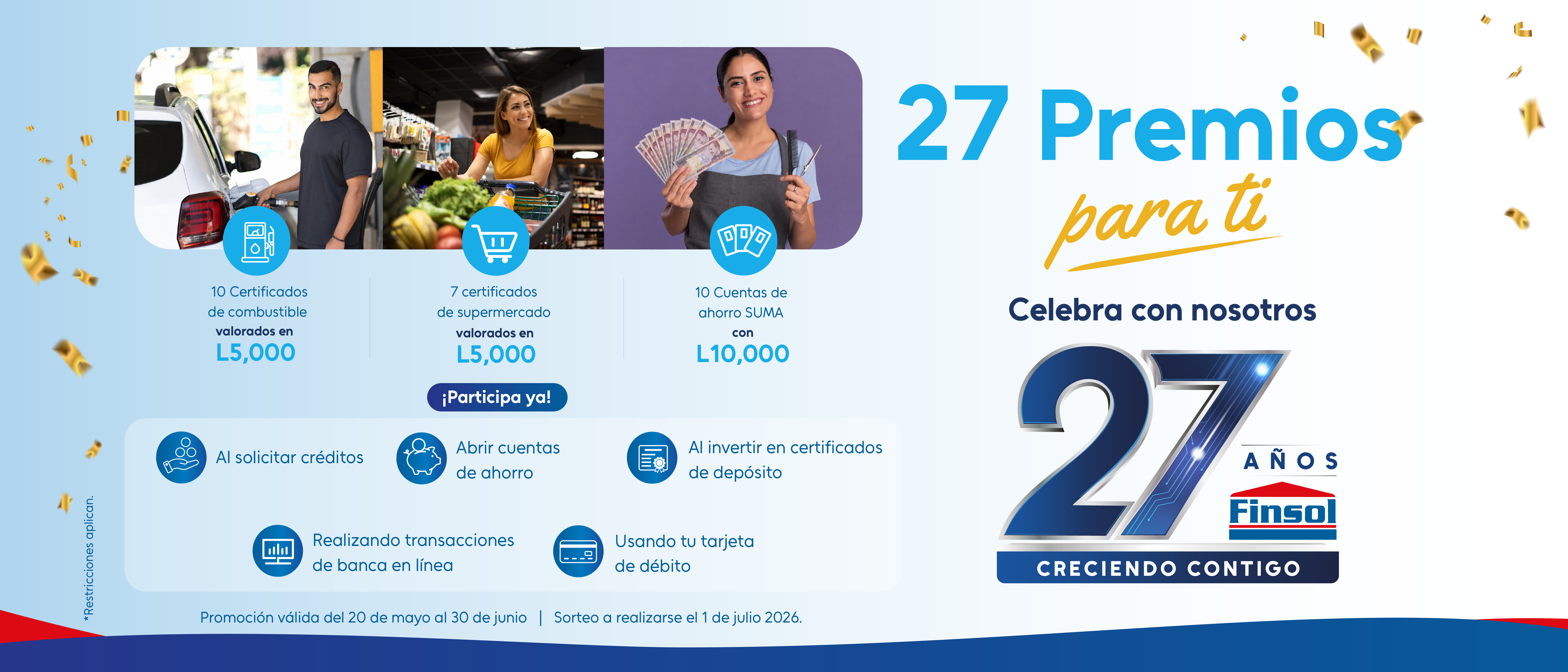27 premios para ti