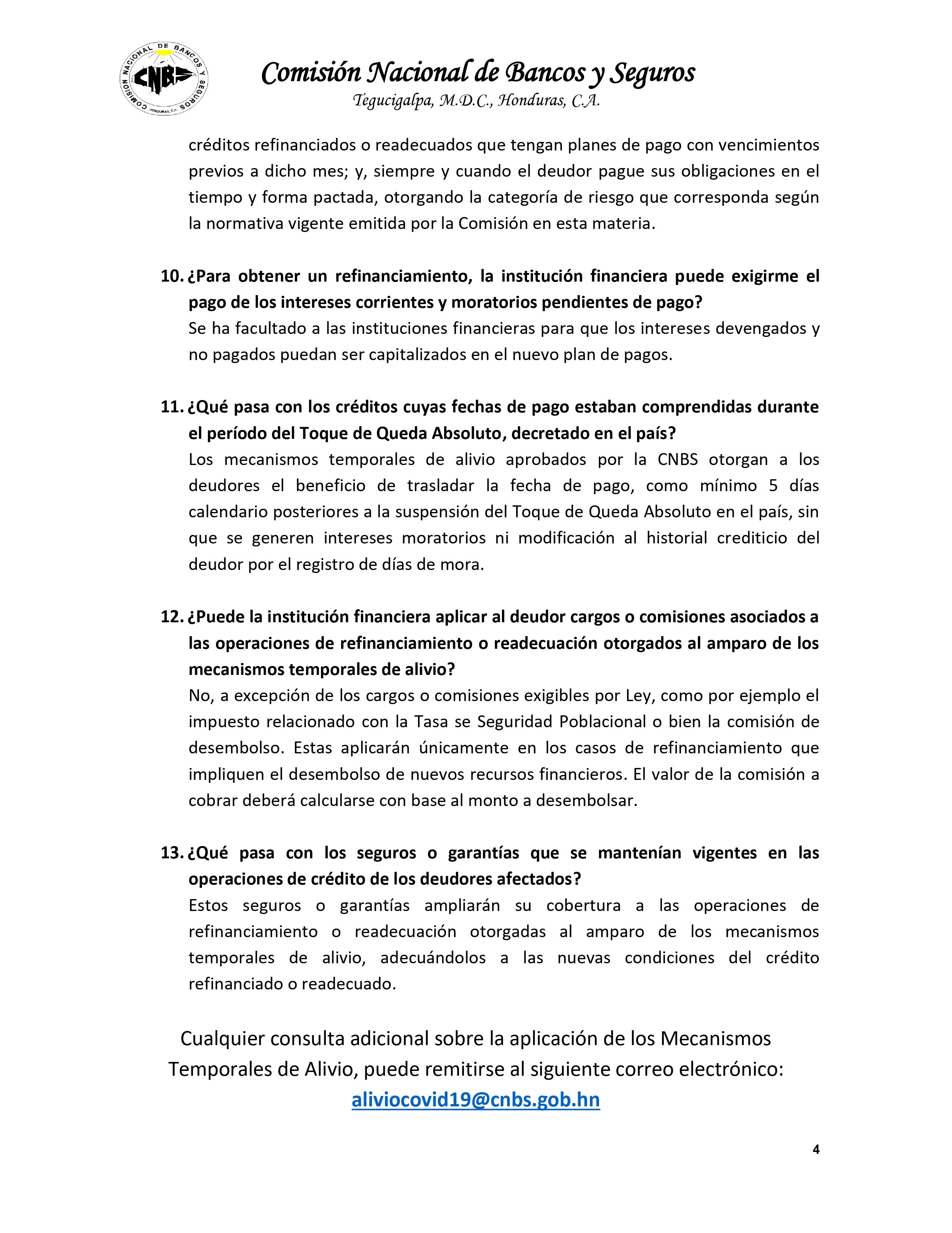 Plan de Alivio COVID19 CNBS Pagina 4 de 4