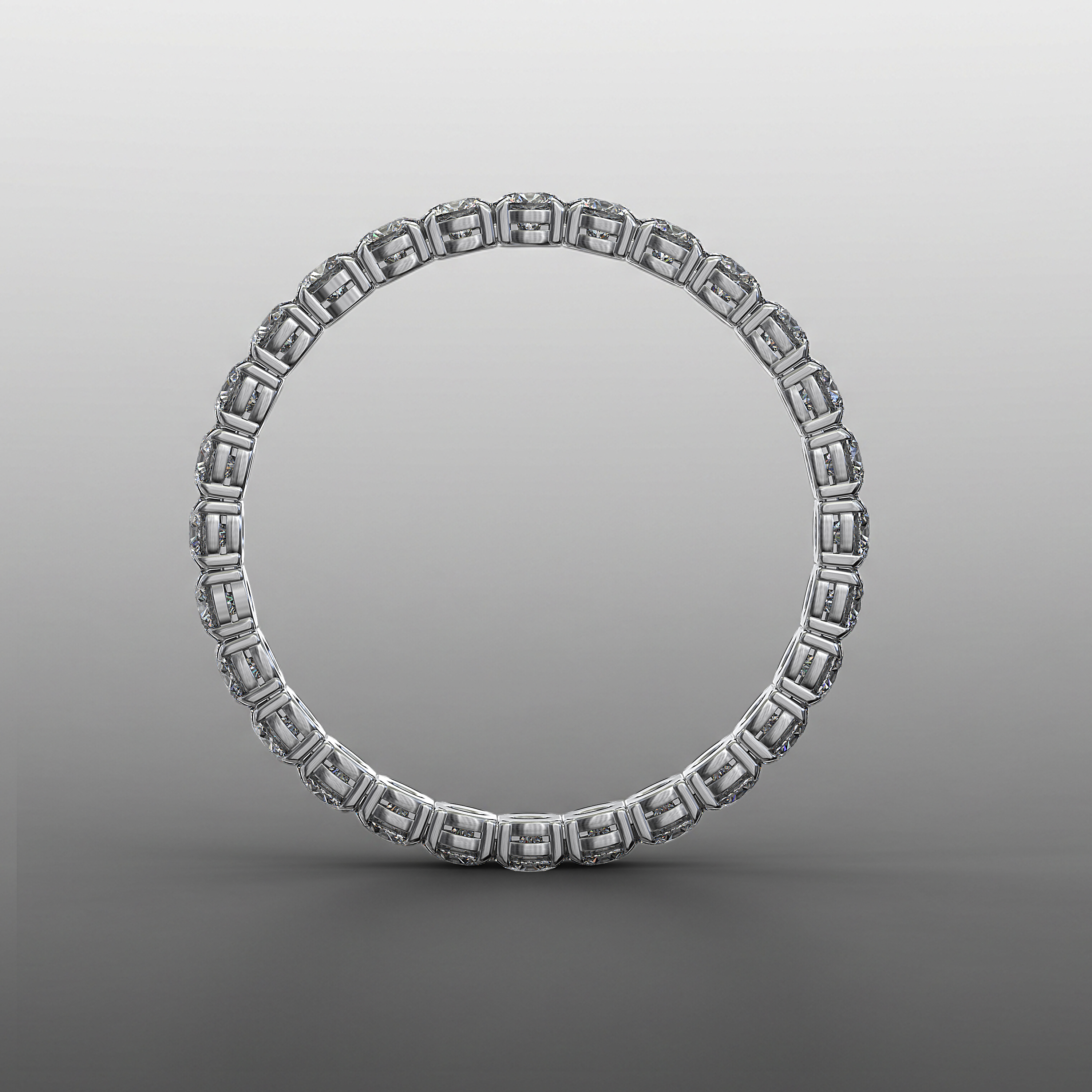 Nonchalance Flex Bracelet — one carat round diamonds, view 01