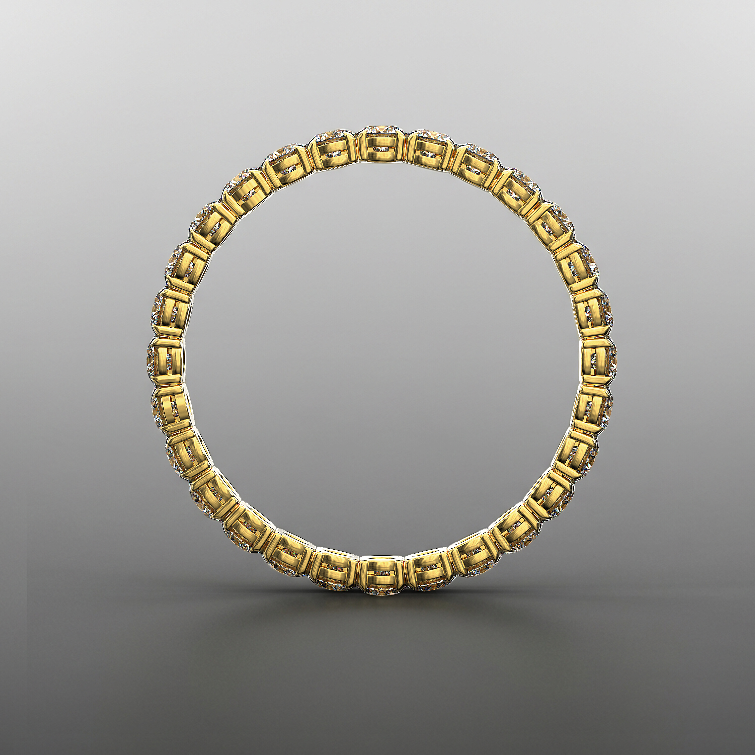 Nonchalance Flex Bracelet — one carat round diamonds, view 05