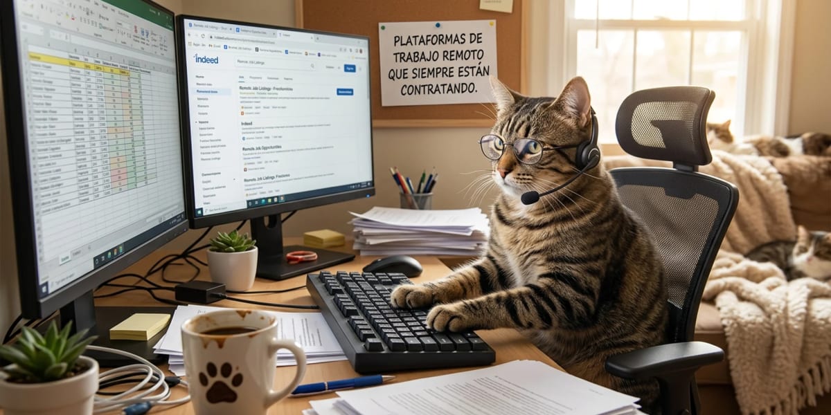 Plataformas de Trabajo Remoto que Siempre Están Contratando
