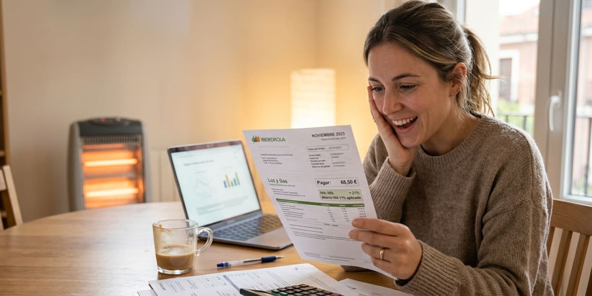 Rebaja del IVA en luz y gas: así ahorras en tu factura hasta junio