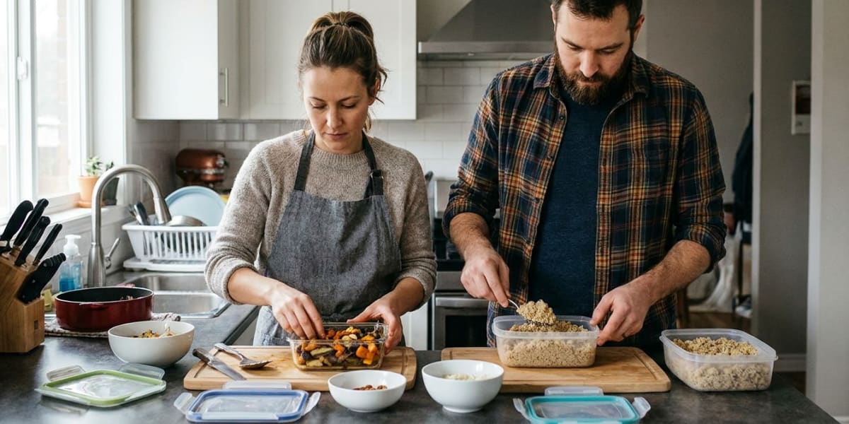 Batch cooking para principiantes: 2 horas, 10 comidas