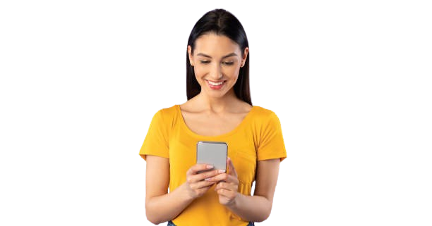 Person using phone