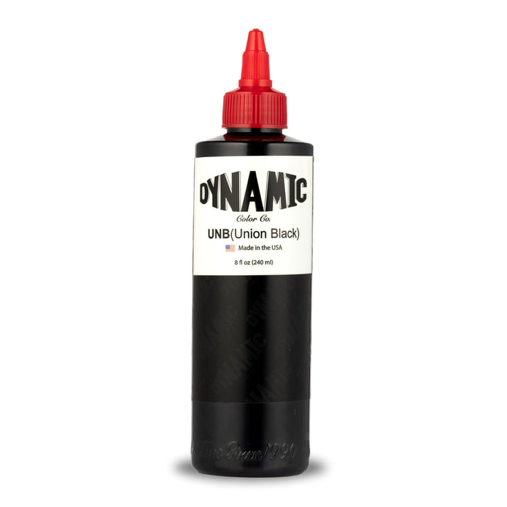 Dynamic Union Black Tattoo Ink (UNB) - 8oz