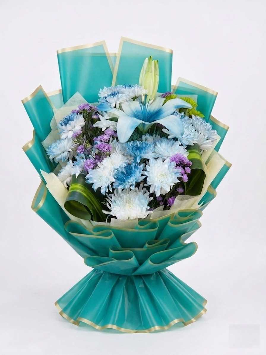 Ocean Mist — Fresh Bouquet Delivery Ghaziabad Rose n Petals
