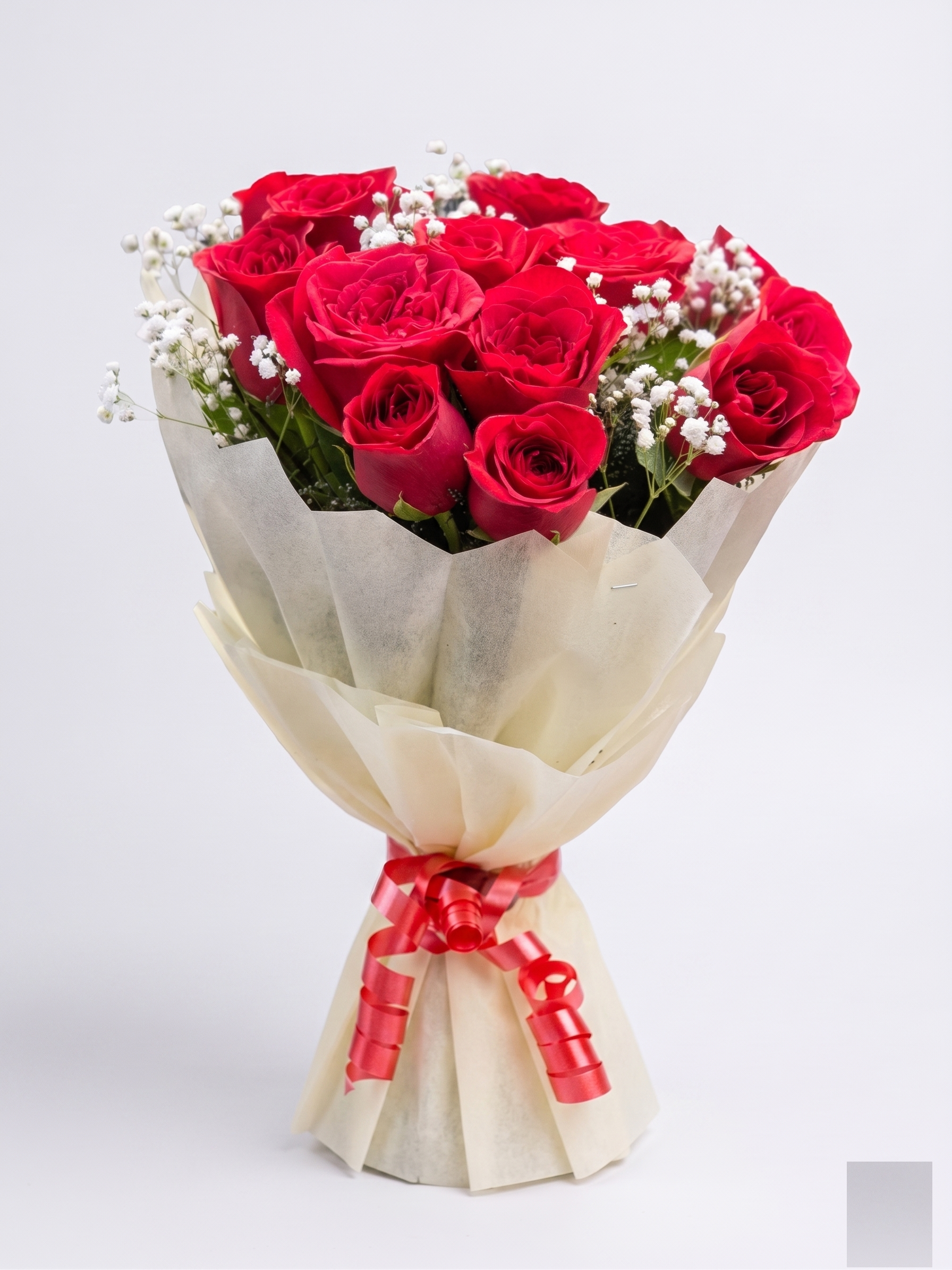 Classic Red Rose Bunch — Fresh Bouquet Delivery Ghaziabad Rose n Petals