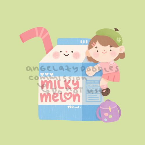 Image of Milky Melon (Commissioned Work)