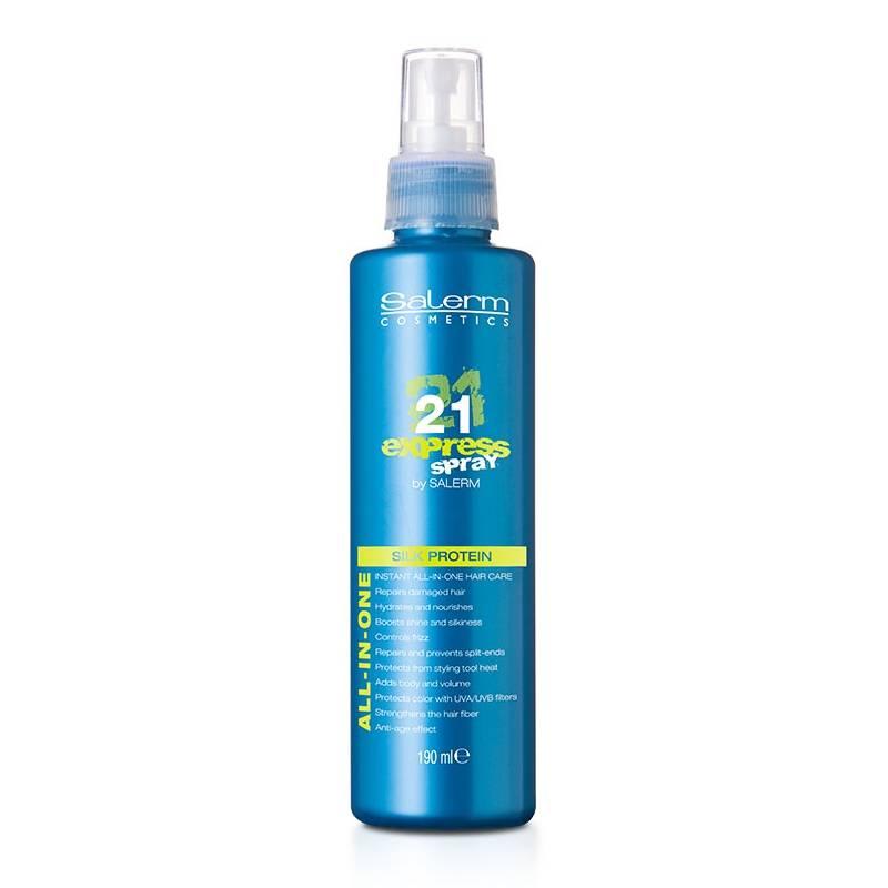 Salerm Spray Capillaire Réparation, Hydratation & Anti-Frizz | Sans Sulfates / Sans Parabènes - Anti Chaleur 190 ml