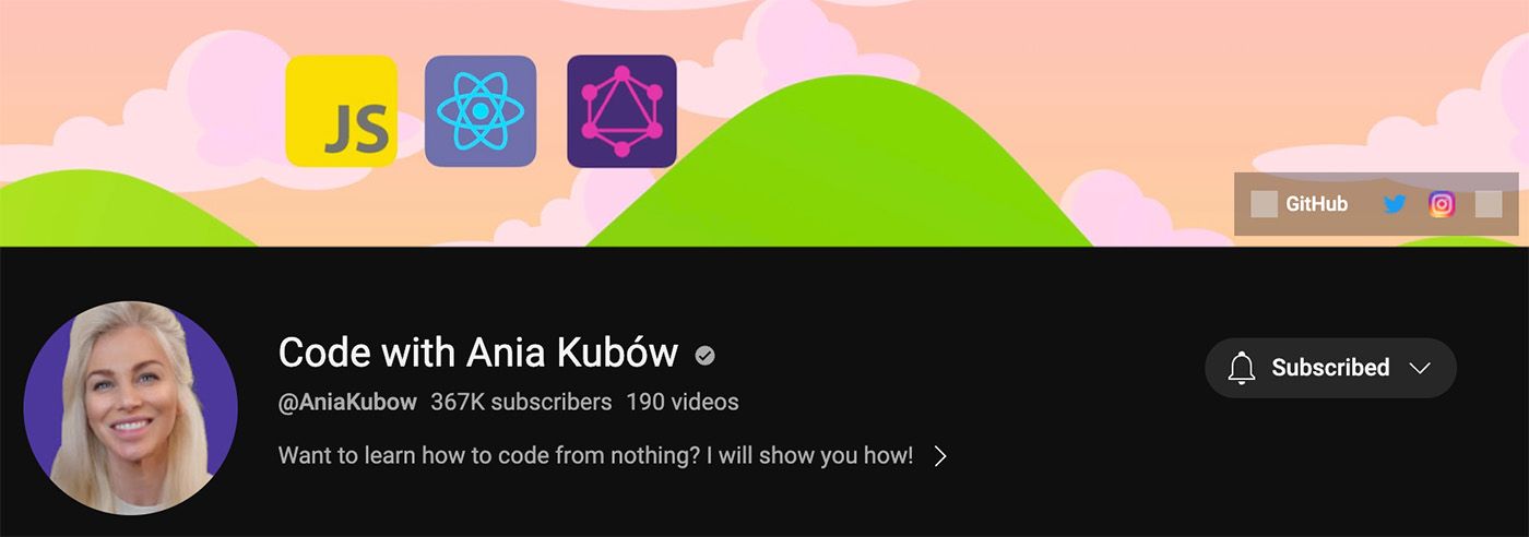 Ania Kubow YouTube Channel