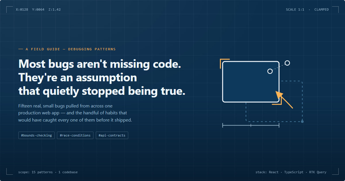 A Beginner's Field Guide to the Bugs Every App Eventually Has