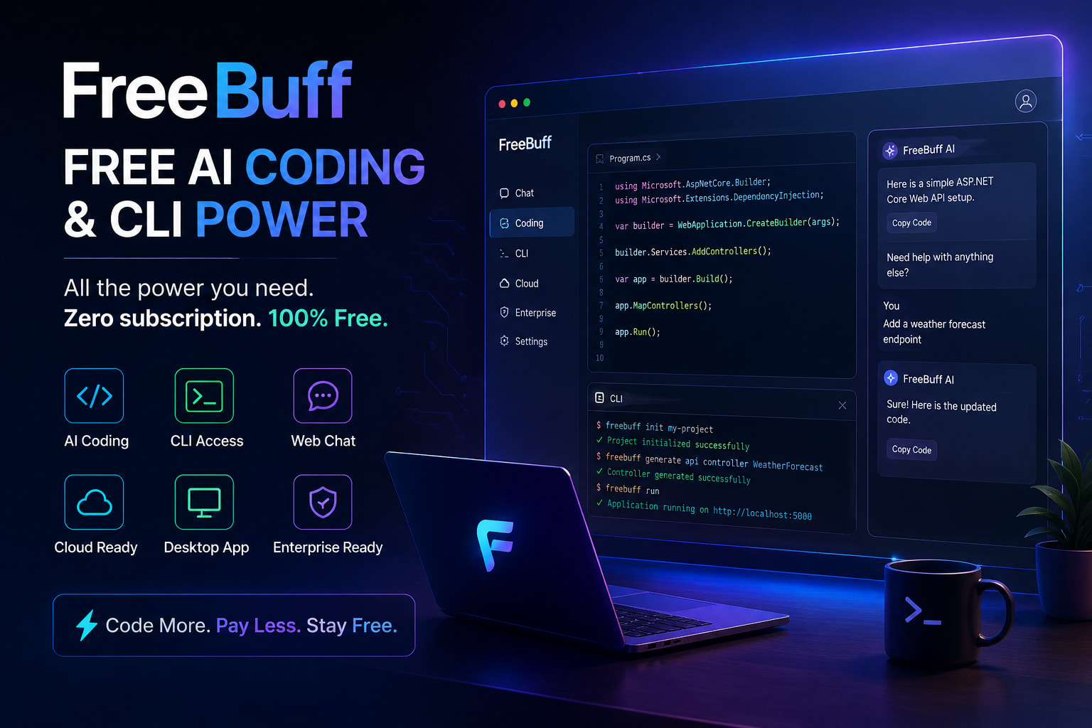 FreeBuff: Paid AI-কে বিদায় দিন, Free-তেই পান Powerful Coding & CLI AI