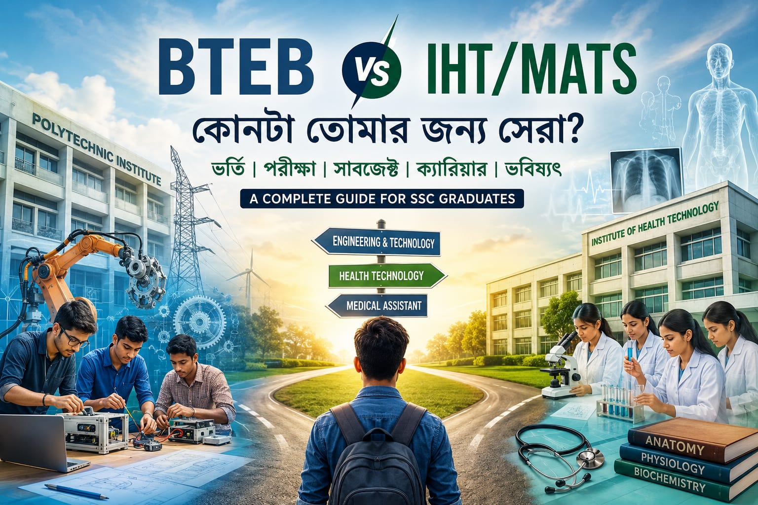 BTEB নাকি IHT/MATS? ভর্তি, পরীক্ষা, সাবজেক্ট, ক্যারিয়ার ও ভবিষ্যৎ নিয়ে Complete Guide