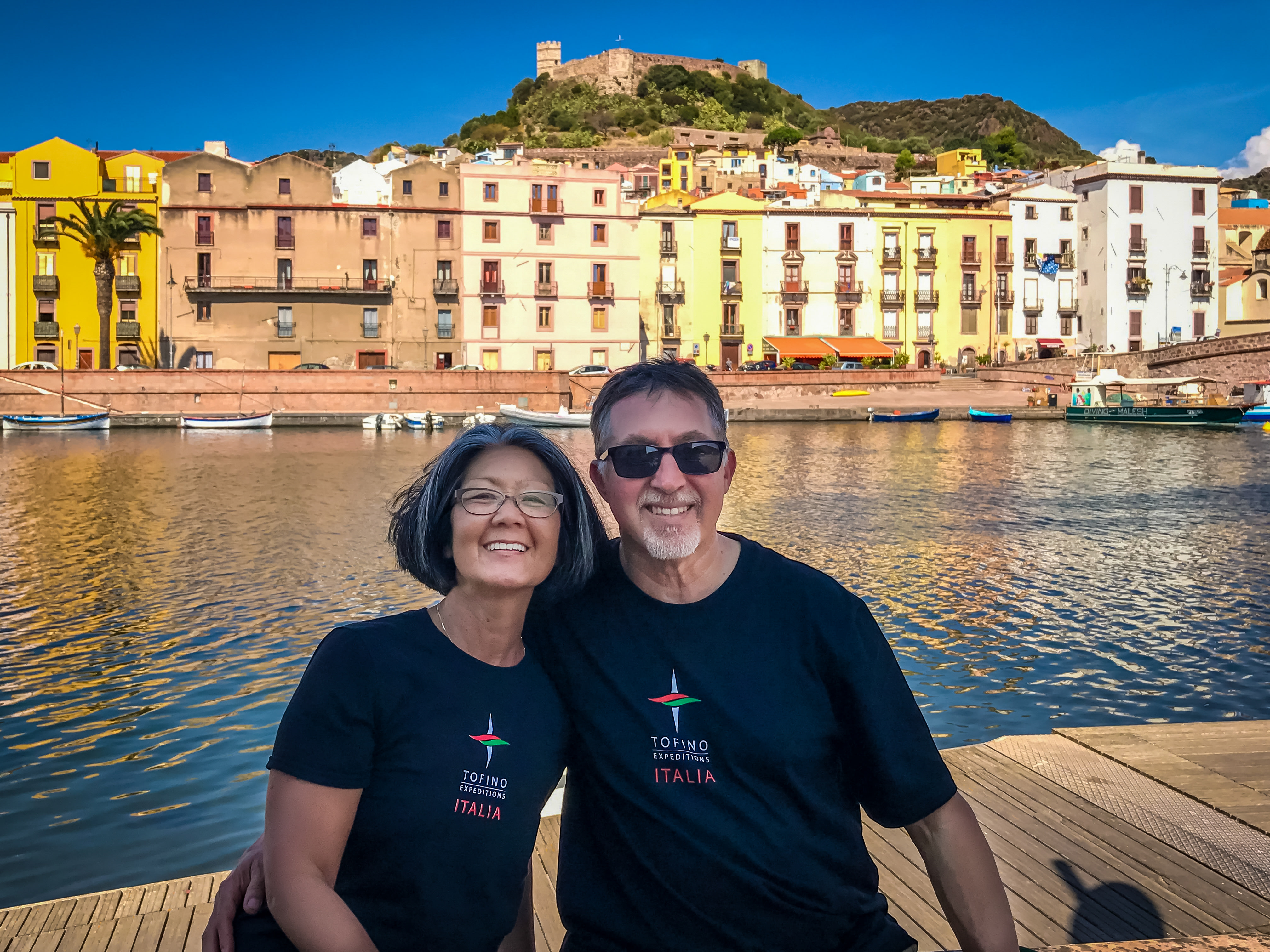 Italy sea kayaking tour guests