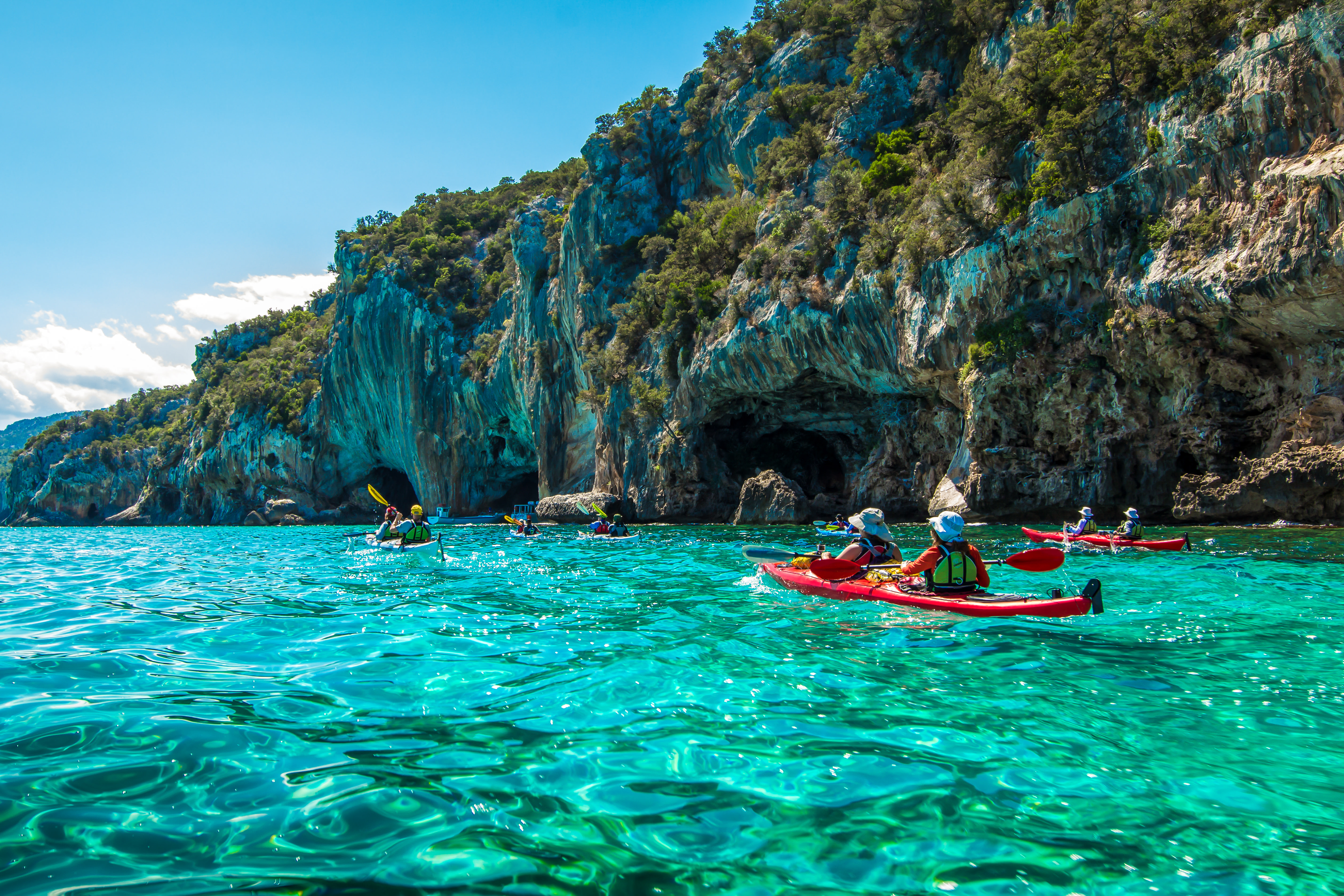 Sardinia kayaking tour Italy