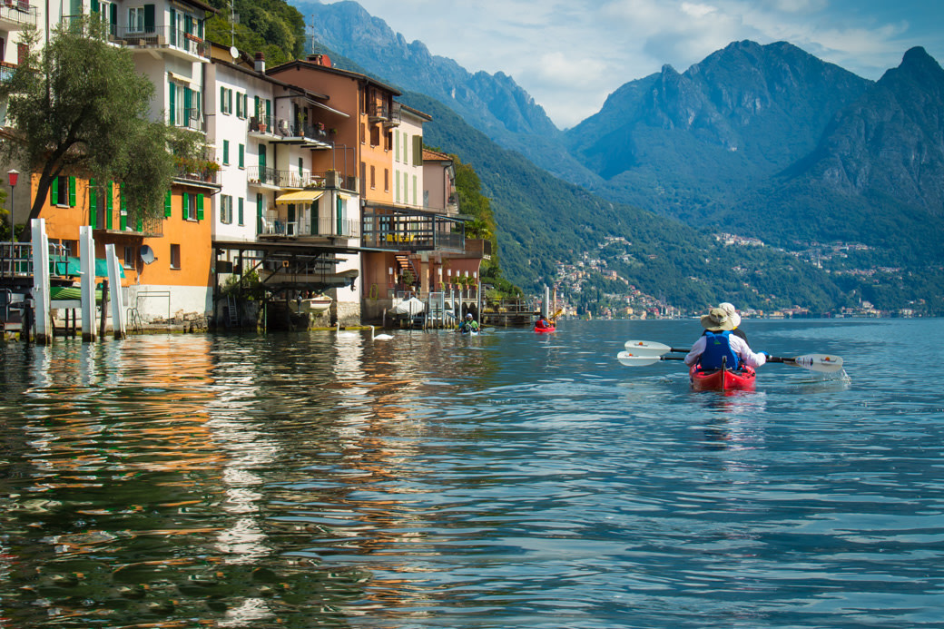 Kayaking the Italian Lake District