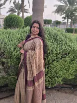 Pure Handloom Maheswari Silk Saree 