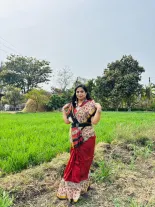 Maheshwari Silk Handblock Saree 