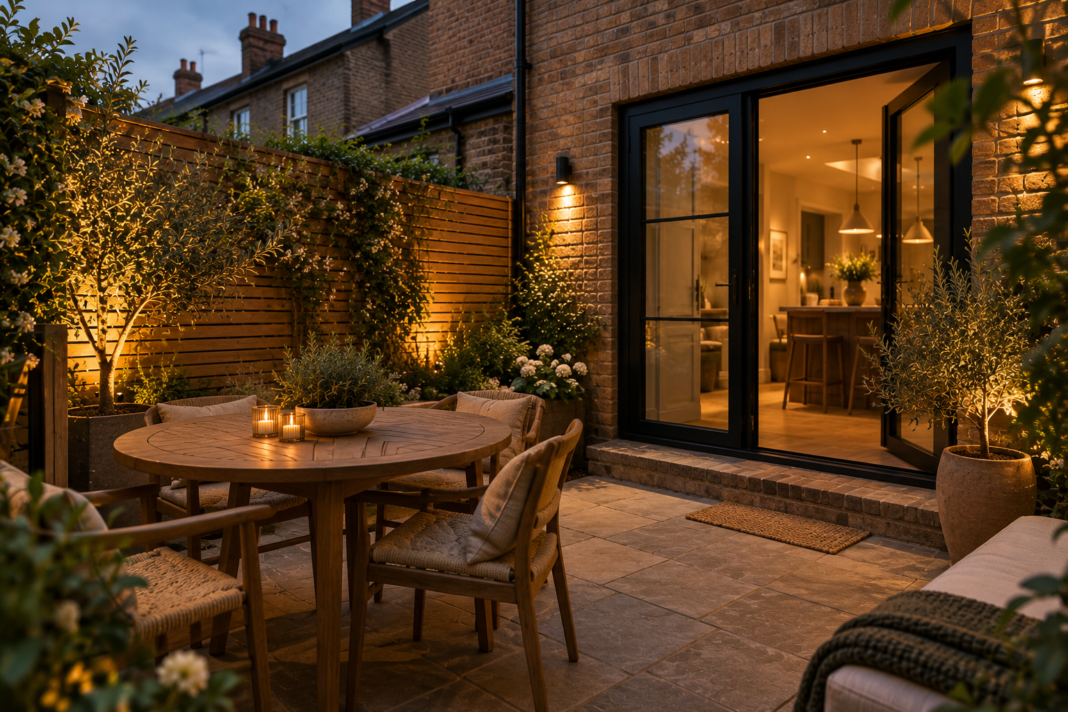 Cozy Evening Garden Patio
