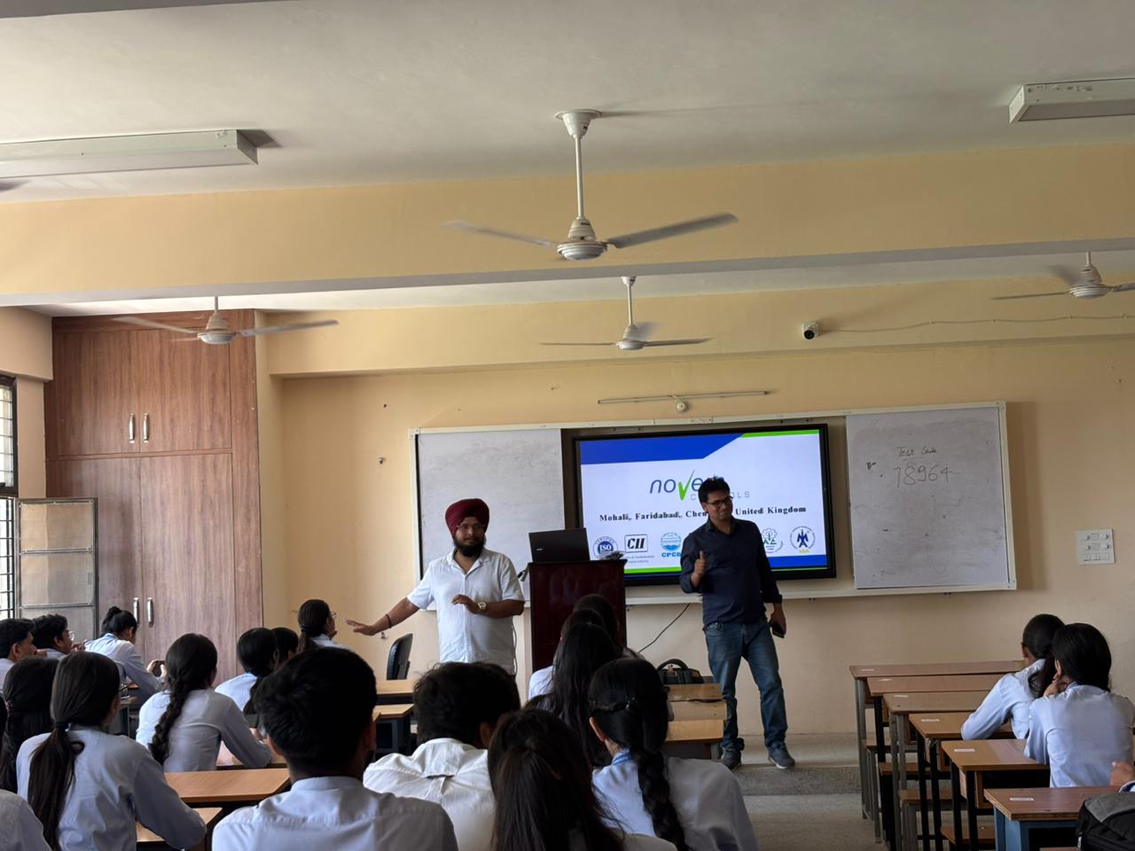 Novem Controls Placement & Internship Drive: Day 1 at Government College Dharamshala