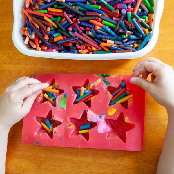 Preparing Crayons
