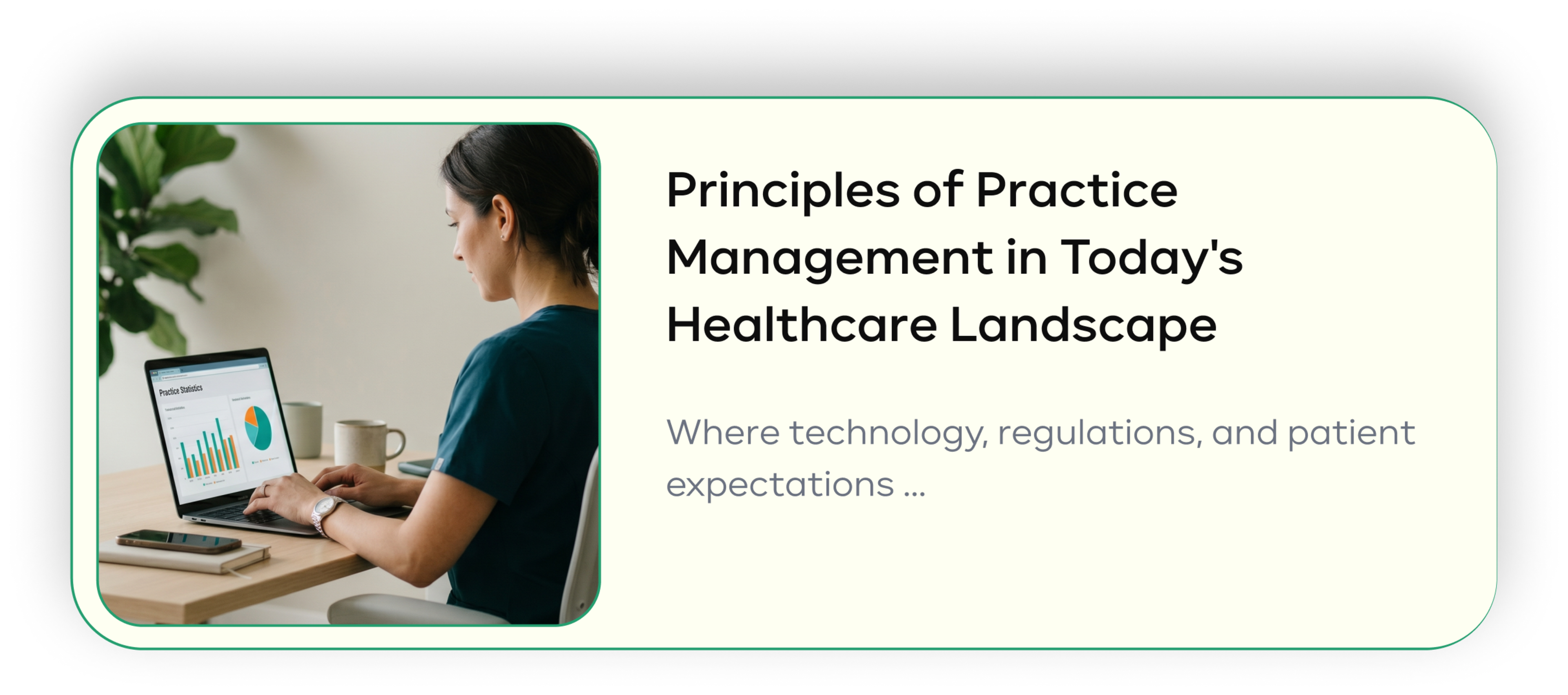Principles of Practice Management