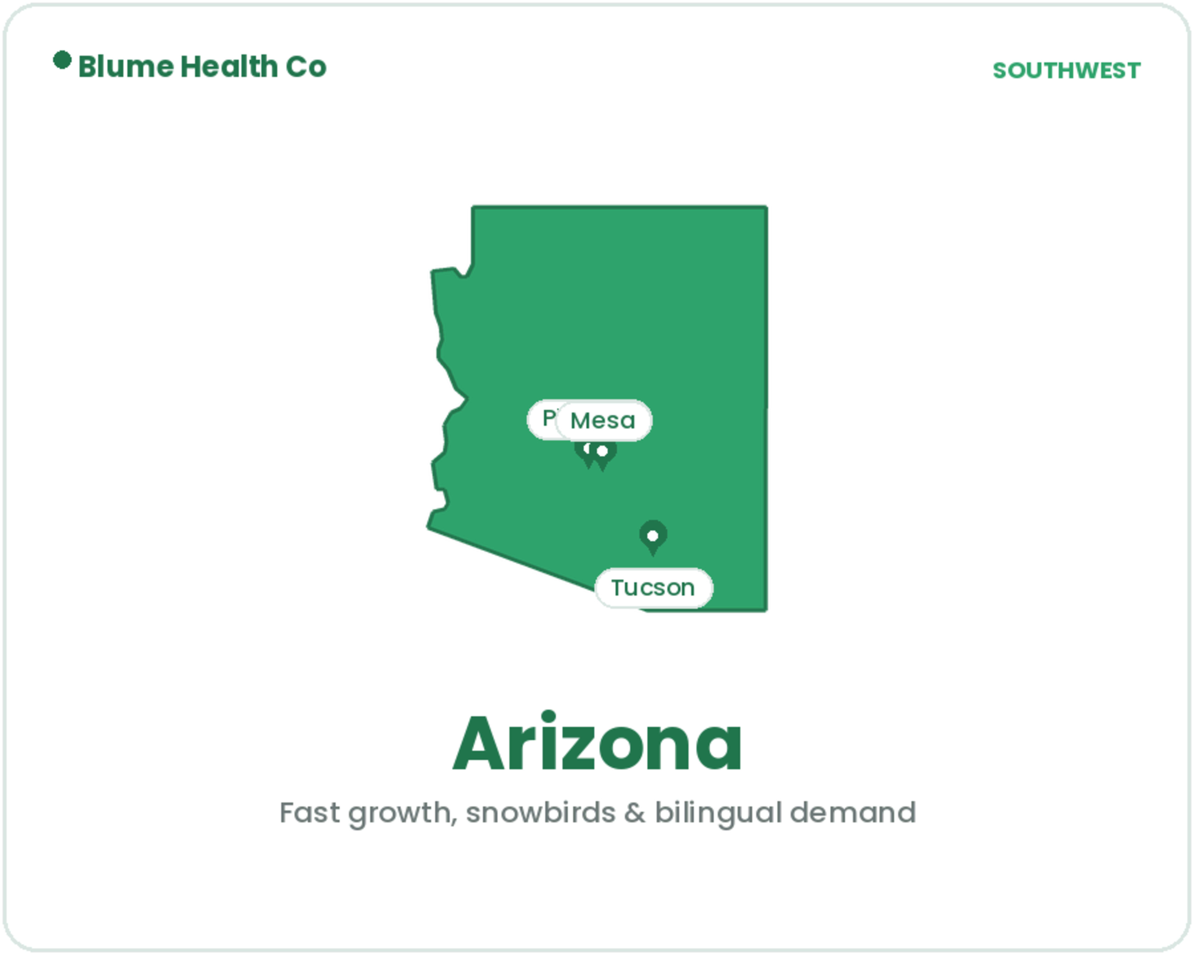 PMHNP Marketing in Arizona — Blume Health Co